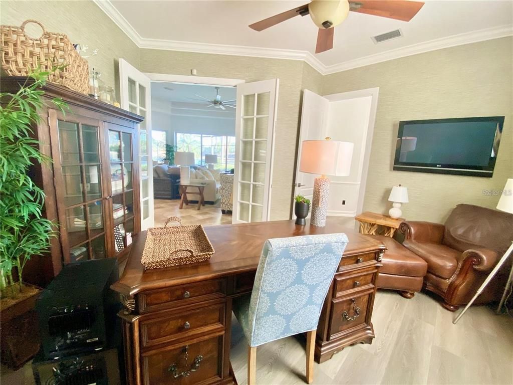 Home Office, Interior, Wood Texture Flooring