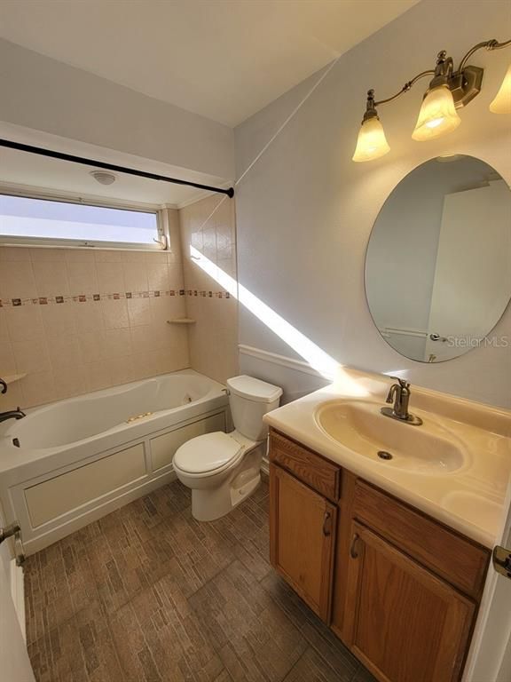 Bathroom, Interior, Wood Texture Flooring