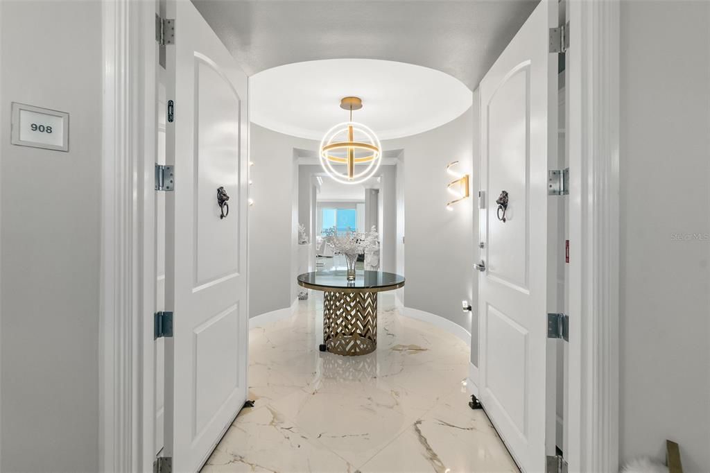 Interior, Marble, Pendant Lights