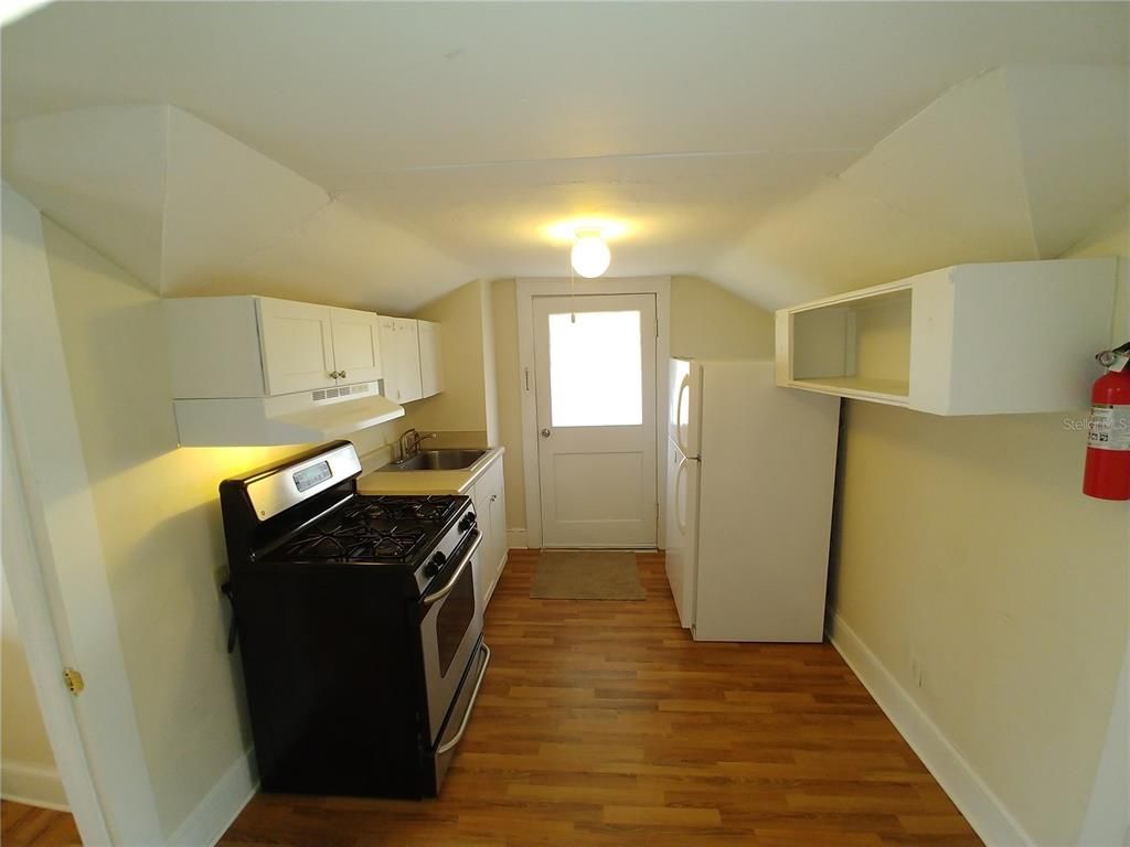 Interior, Kitchen, Wood Texture Flooring