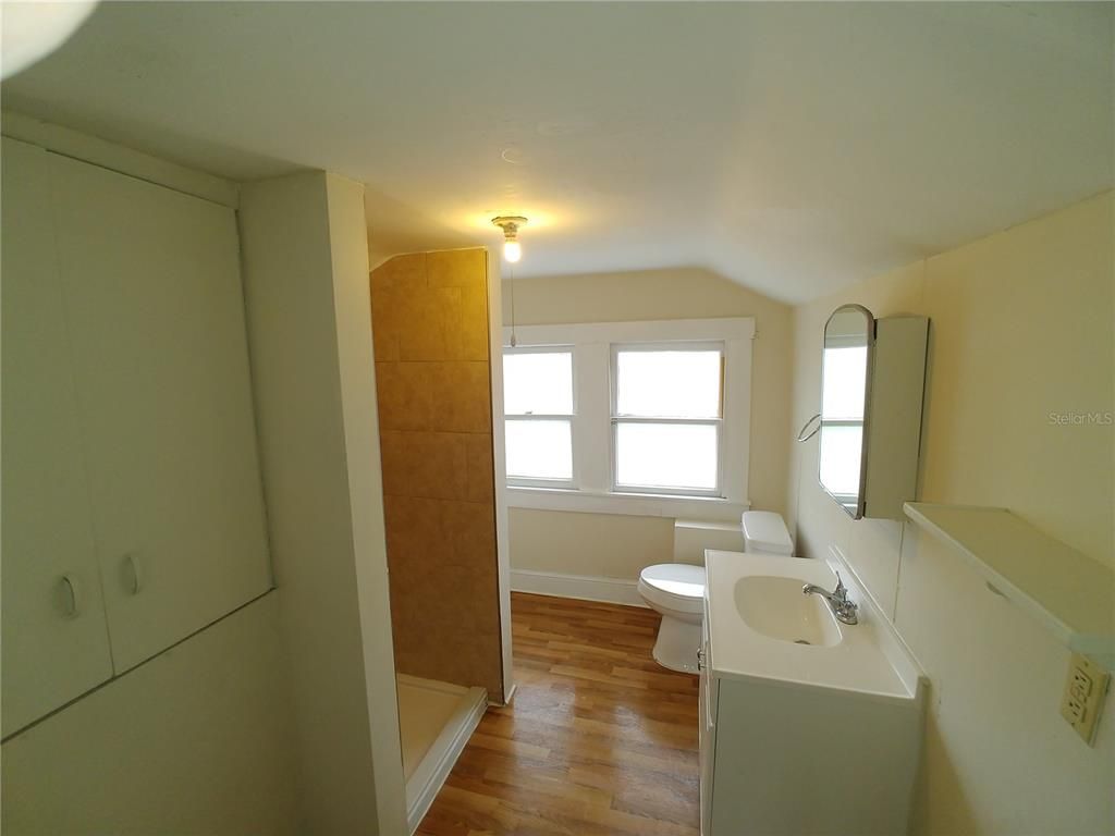 Bathroom, Interior, Wood Texture Flooring