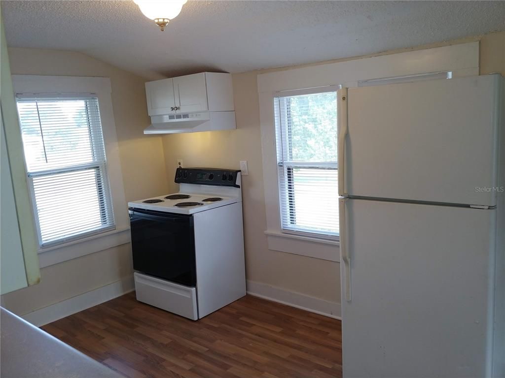 Interior, Kitchen, Wood Texture Flooring