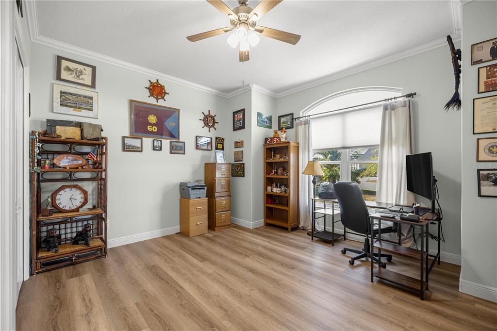 Home Office, Interior, Wood Texture Flooring