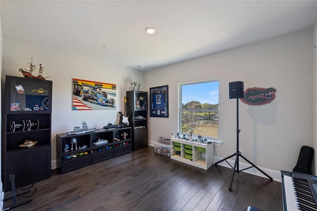 Interior, Piano, Recessed Lighting, Wood Texture Flooring