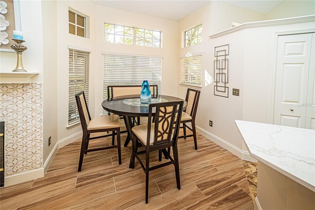 Dining room, Interior, Wood Texture Flooring