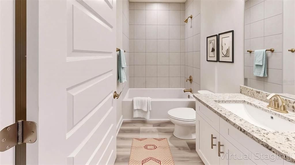 Bathroom, Interior, Wood Texture Flooring