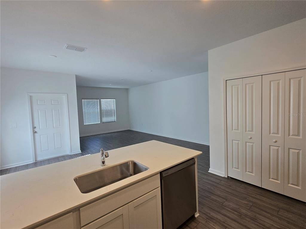 Interior, Kitchen, Wood Texture Flooring