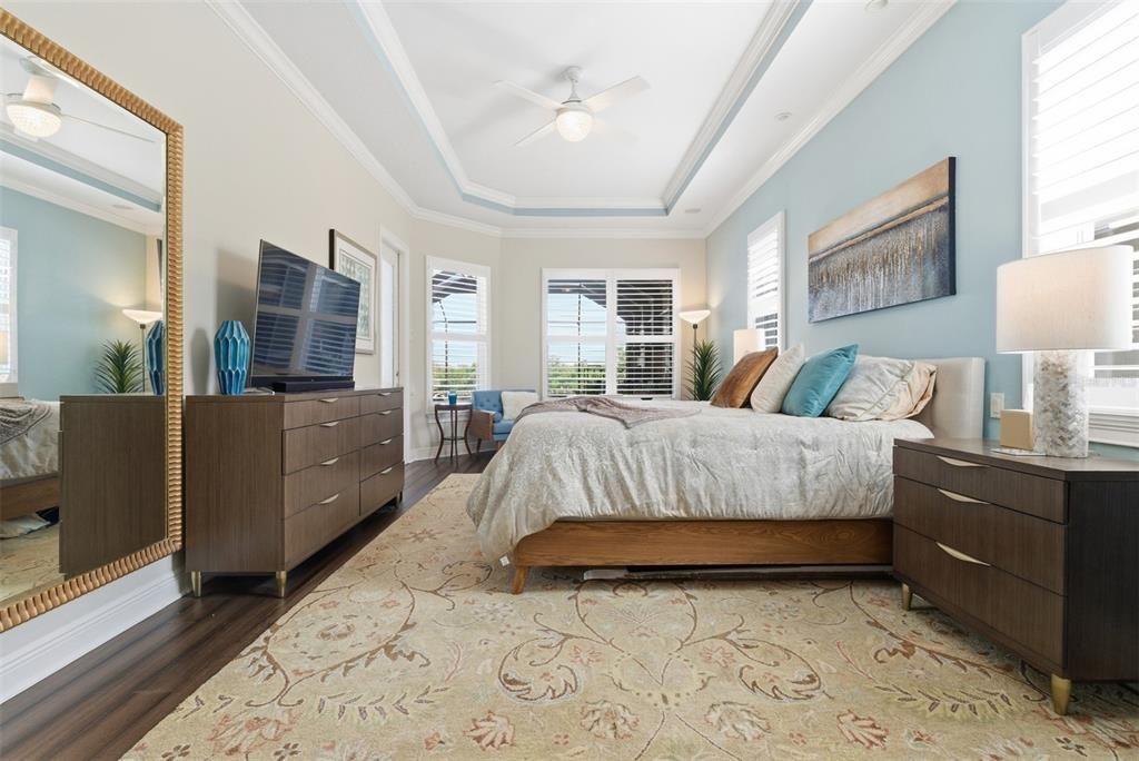 Bedroom, Interior, Wood Texture Flooring