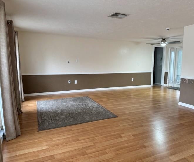 Empty room, Interior, Wood Texture Flooring