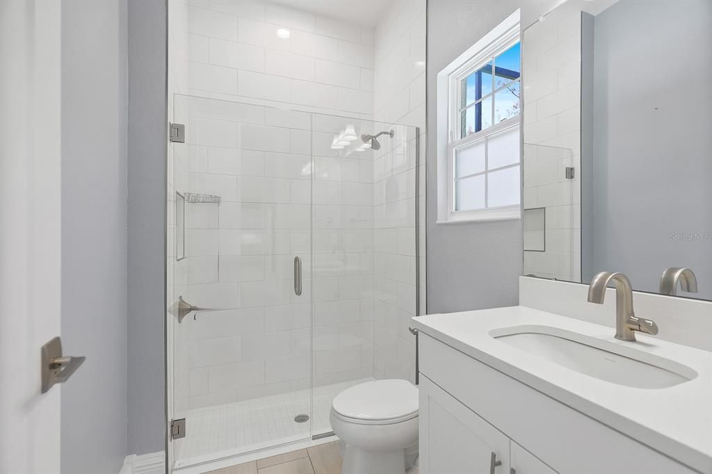 Bathroom, Glass Shower, Interior