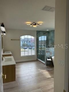 Interior, Recessed Lighting, Wood Texture Flooring