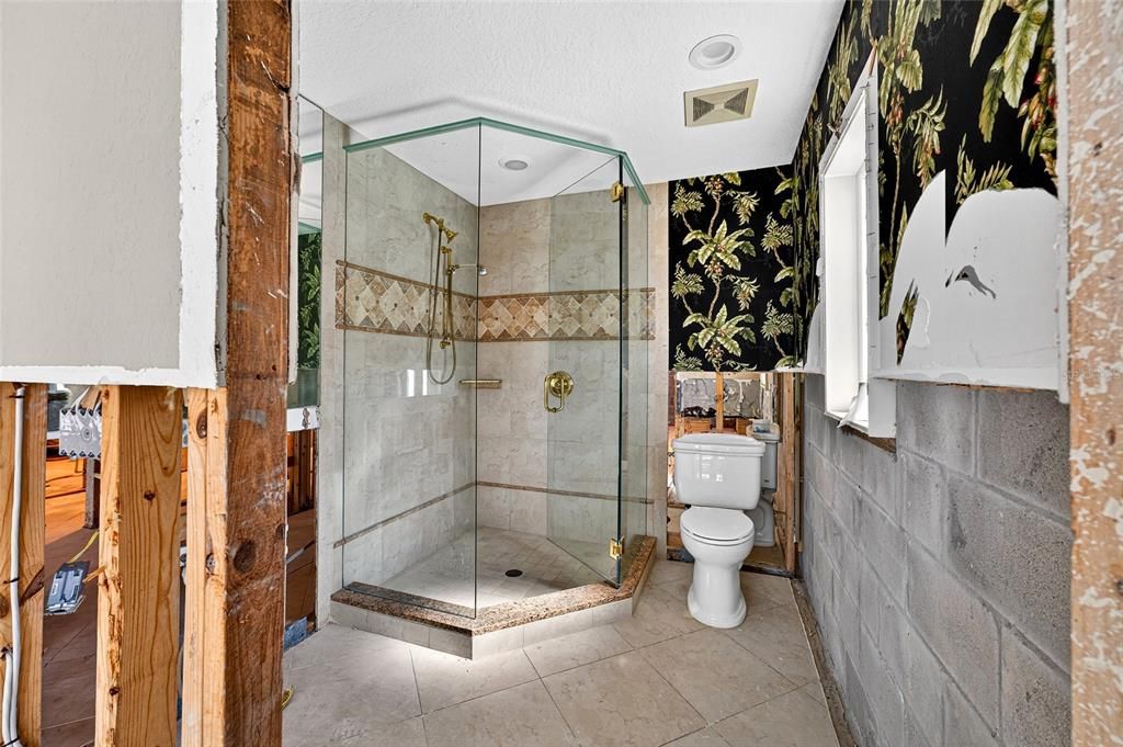 Bathroom, Glass Shower, Interior