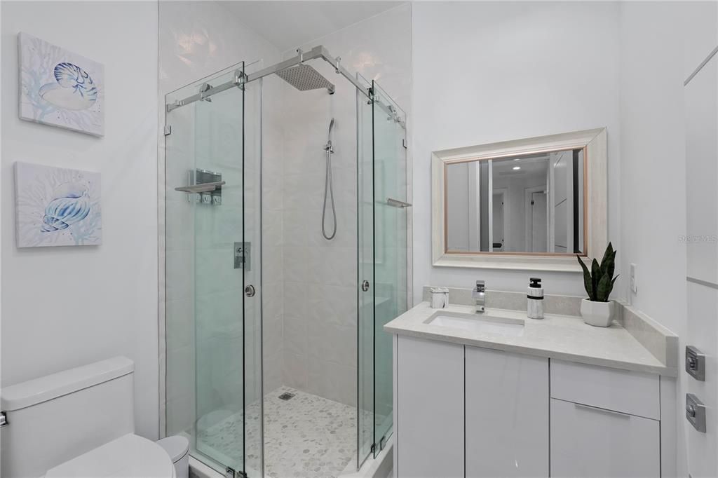 Bathroom, Glass Shower, Interior