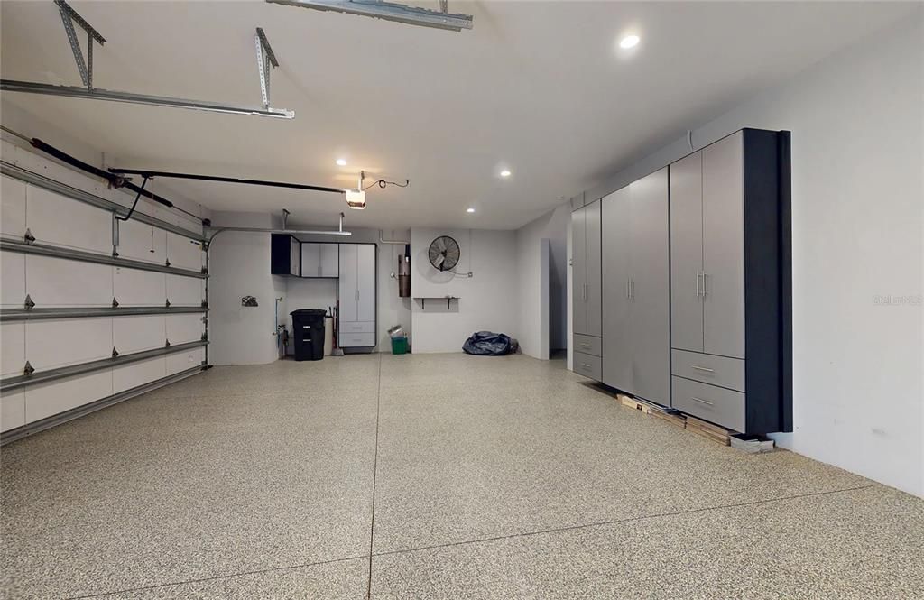 Garage, Interior, Recessed Lighting
