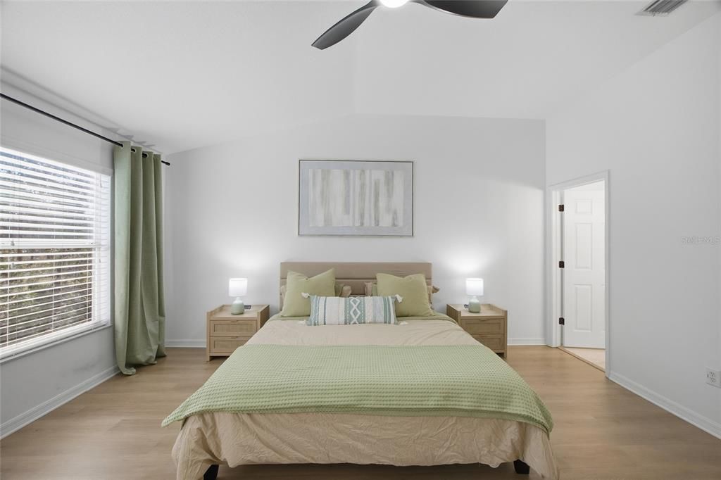 Bedroom, Interior, Wood Texture Flooring