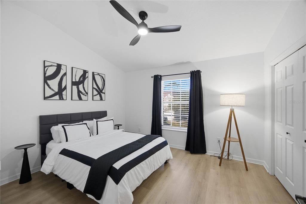 Bedroom, Interior, Wood Texture Flooring