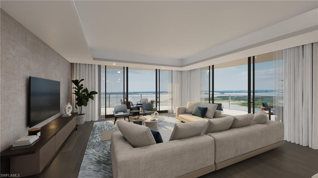 Interior, Living room, Recessed Lighting, Water, Wood Texture Flooring