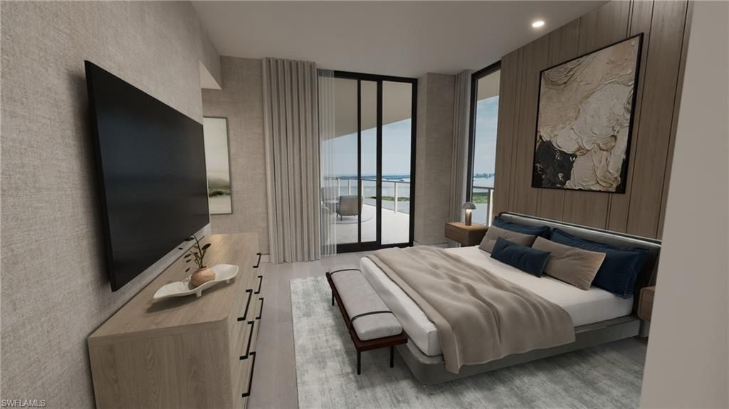 Bedroom, Interior, Recessed Lighting