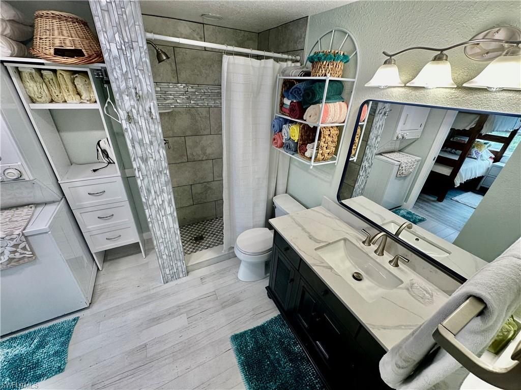 Bathroom, Interior, Wood Texture Flooring