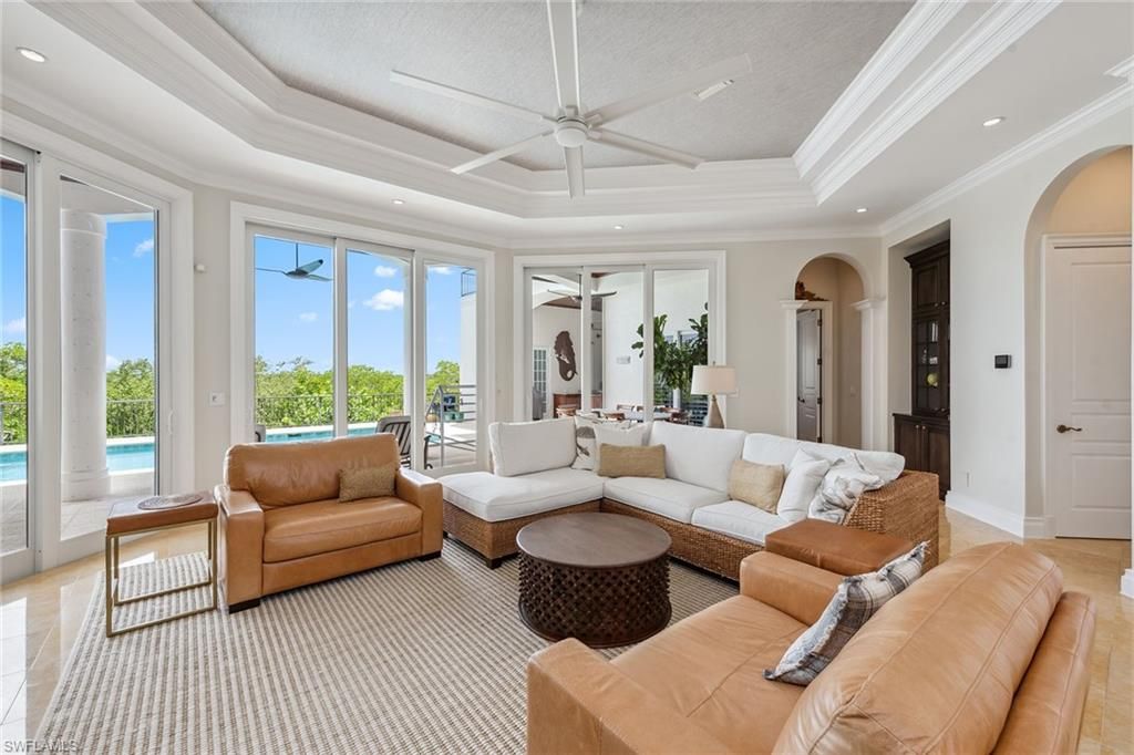 Interior, Living room, Recessed Lighting
