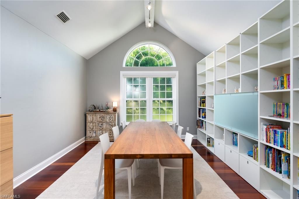 Home Office, Interior, Wood Texture Flooring