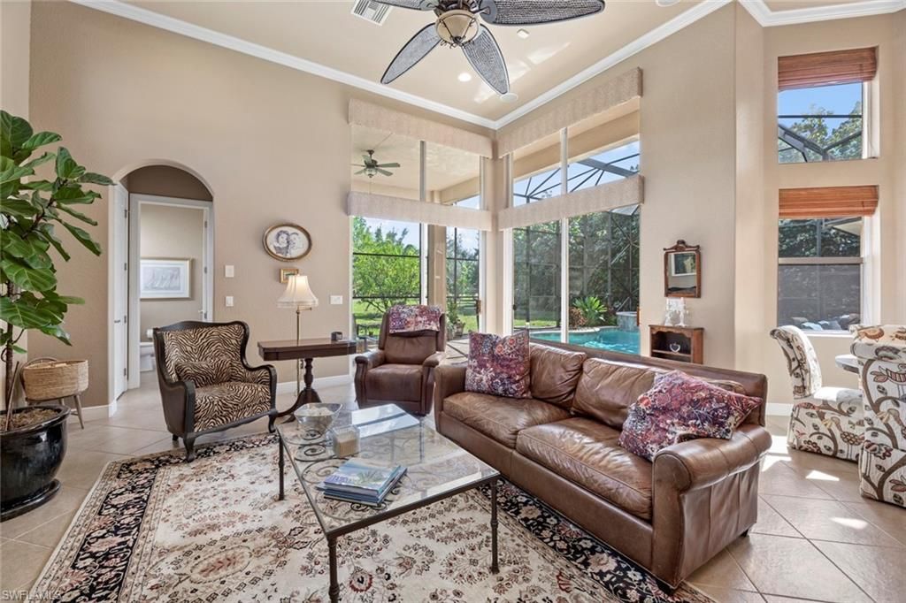 Interior, Living room, Recessed Lighting, Sun Room