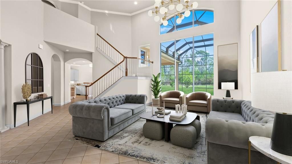 Interior, Living room, Recessed Lighting