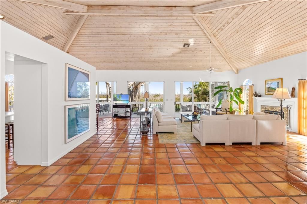 Fireplace, Interior, Living room, Wooden Ceilings