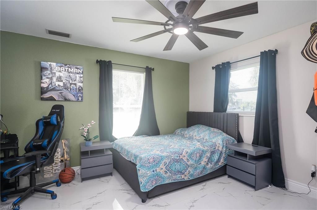 Bedroom, Home Office, Interior, Marble