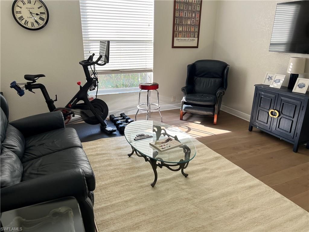 Fitness Equipment, Interior, Wood Texture Flooring