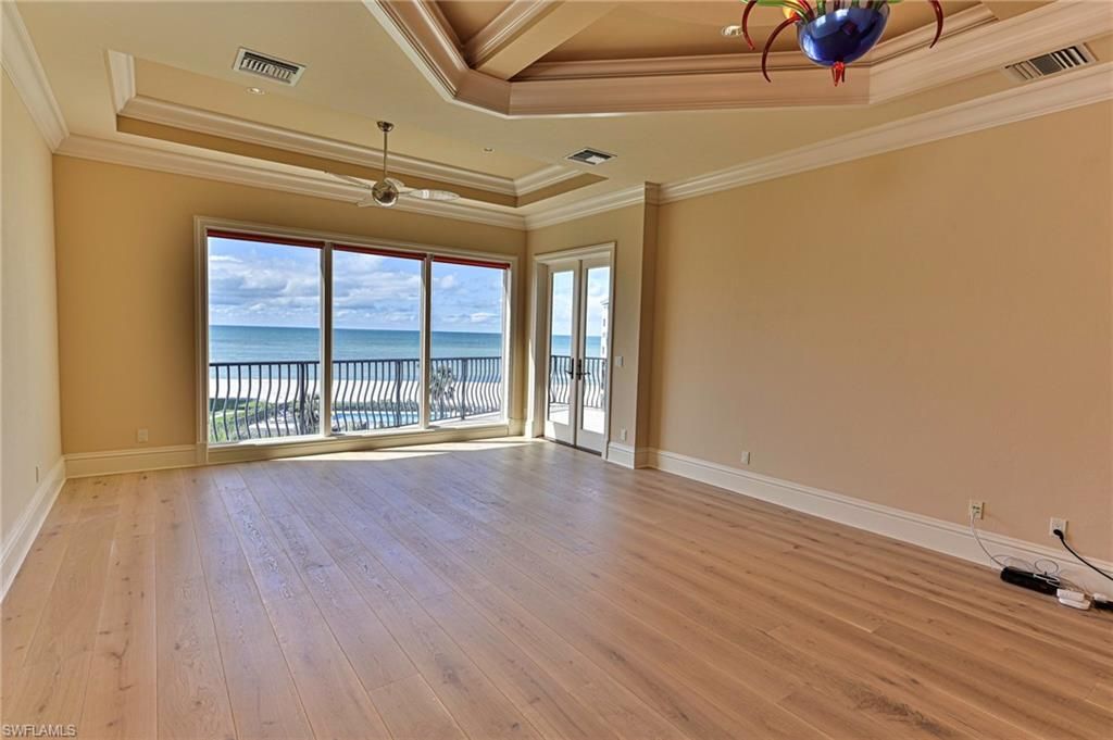 Empty room, Interior, Water, Wood Texture Flooring