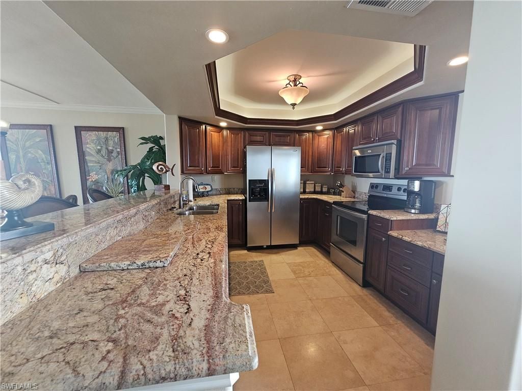 Interior, Kitchen, Recessed Lighting, Stainless Steel Appliances