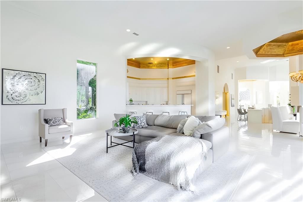 Interior, Living room, Recessed Lighting