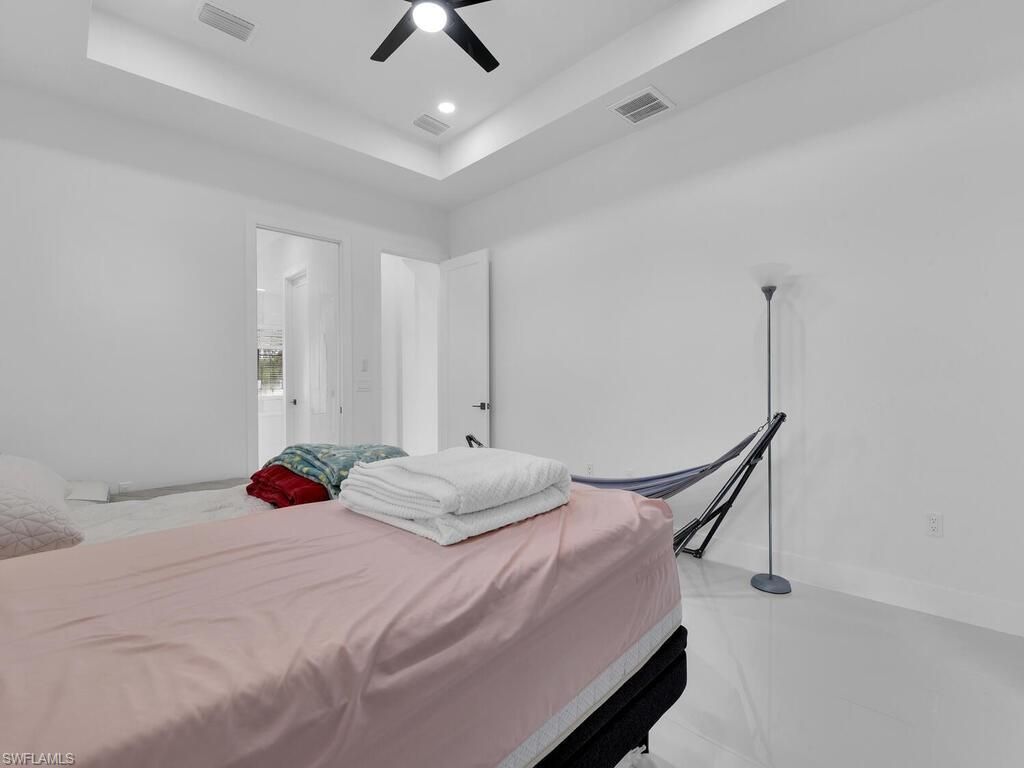 Bedroom, Interior, Recessed Lighting
