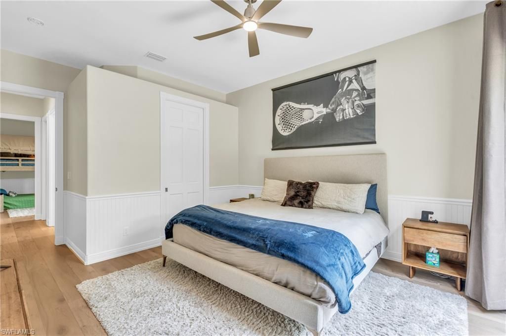 Bedroom, Interior, Wood Texture Flooring