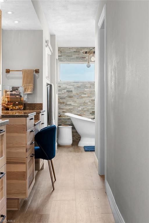 Bathroom, Free Standing Baths, Interior, Recessed Lighting