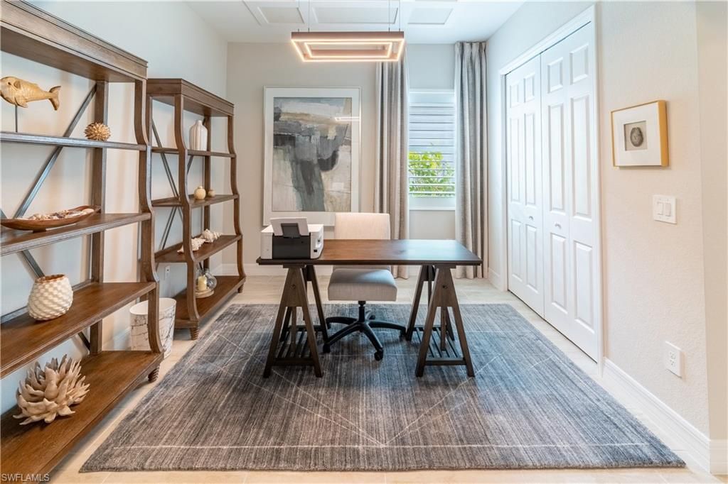 Home Office, Interior, Wood Texture Flooring