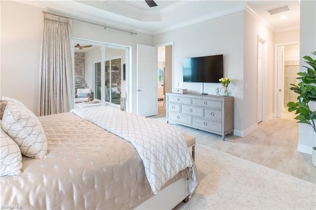 Bedroom, Interior, Recessed Lighting