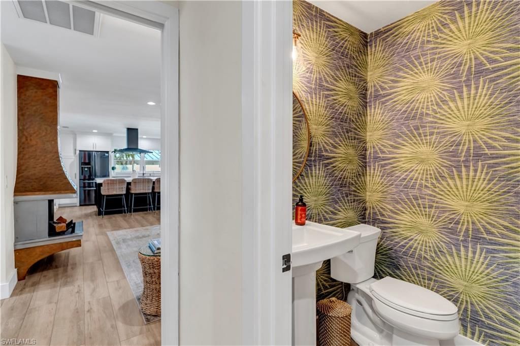 Bathroom, Interior, Kitchen, Recessed Lighting, Wood Texture Flooring