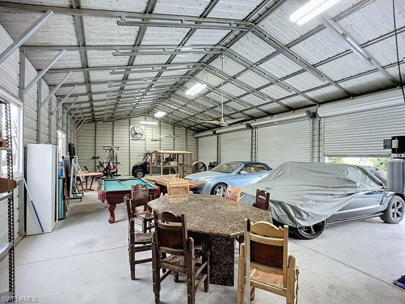 Billiard Table, Game Room, Garage, Interior