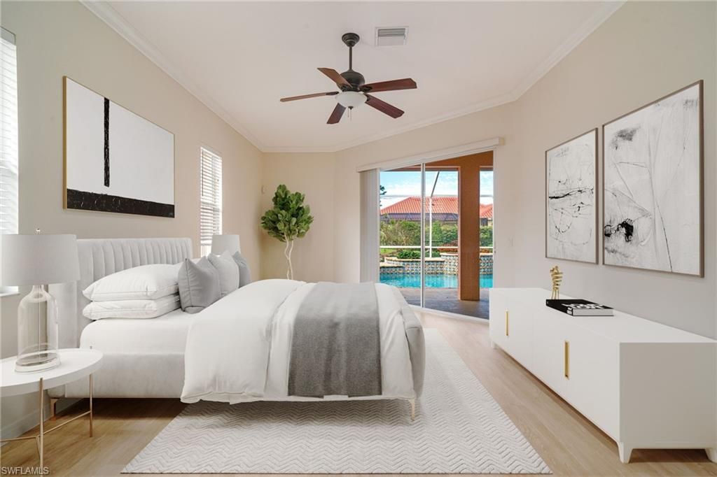 Bedroom, Interior, Wood Texture Flooring
