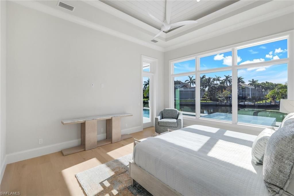 Bedroom, Interior, Water, Wood Texture Flooring