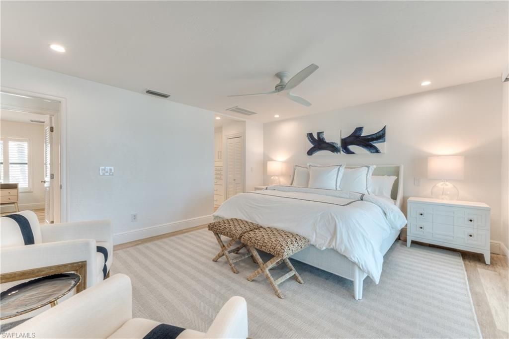 Bedroom, Interior, Recessed Lighting