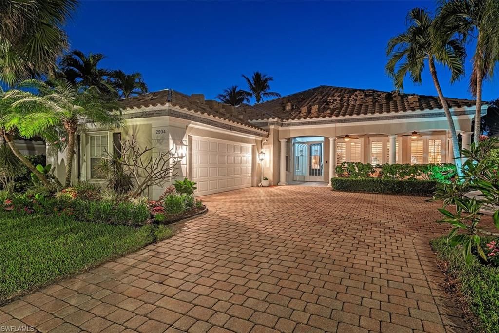Attached, Backyard, Exterior, Facade, Mediterranean