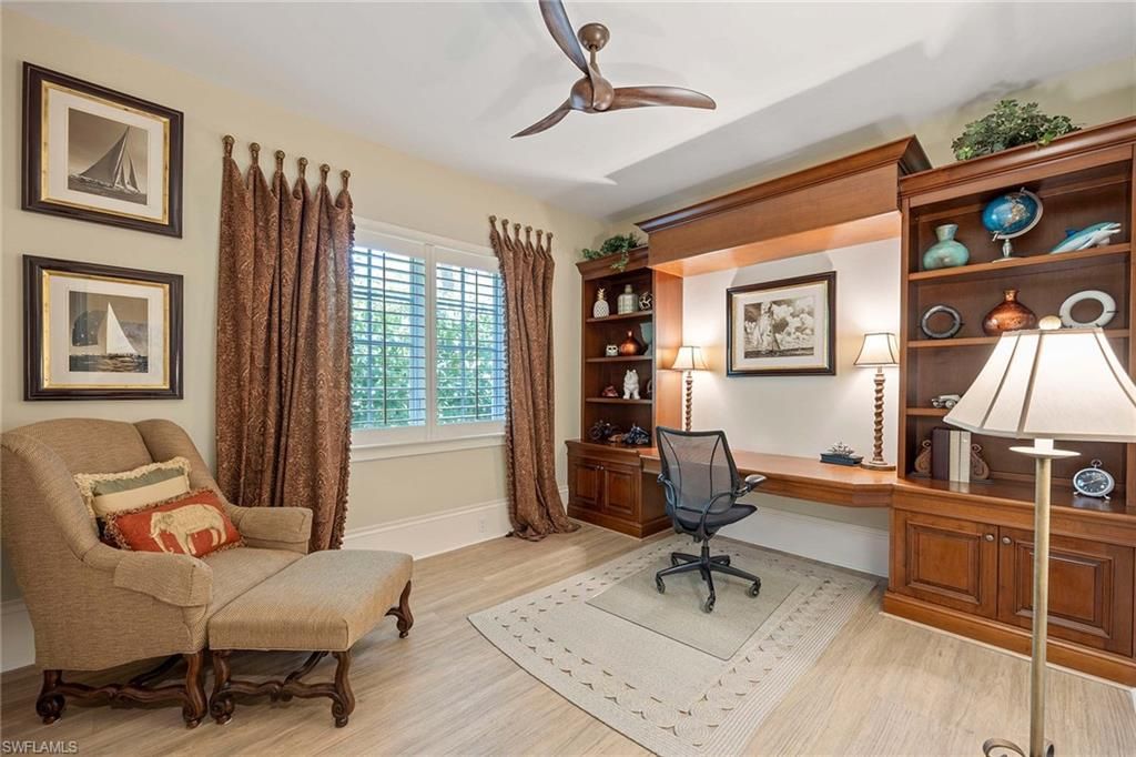 Home Office, Interior, Wood Texture Flooring