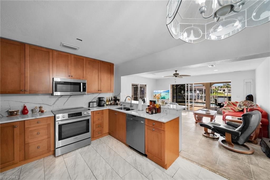 Interior, Kitchen, Stainless Steel Appliances