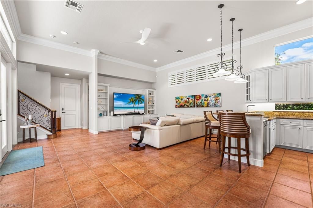 Interior, Kitchen, Living room, Pendant Lights, Recessed Lighting