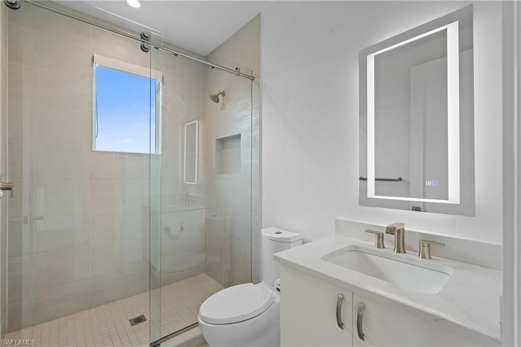 Bathroom, Glass Shower, Interior