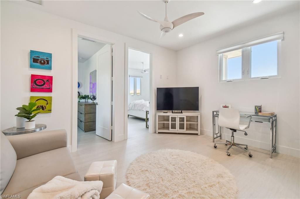 Home Office, Interior, Recessed Lighting