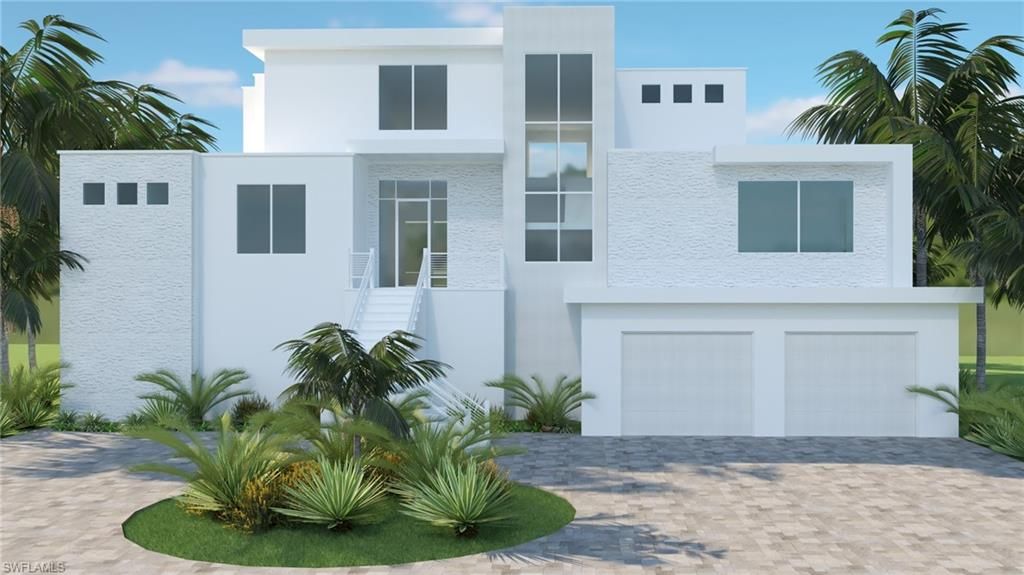 Attached, Exterior, Facade, Modern